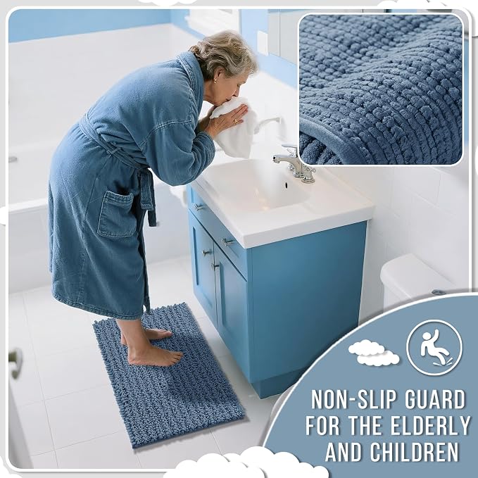 Yimobra Bathroom Rugs Non Slip Washable - Image 6