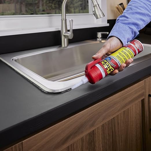 Flex Caulk, Waterproof & Weatherproof Hybrid Polymer Sealant, Baseboards - Image 6