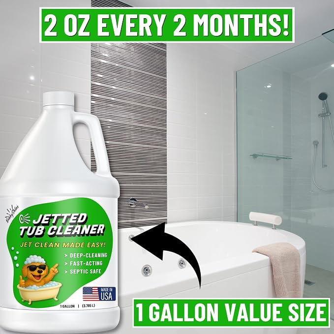 Jetted Tub Cleaner for Whirlpool & Jacuzzi Baths – Deep Jet Line & Pipe Flush - Image 5