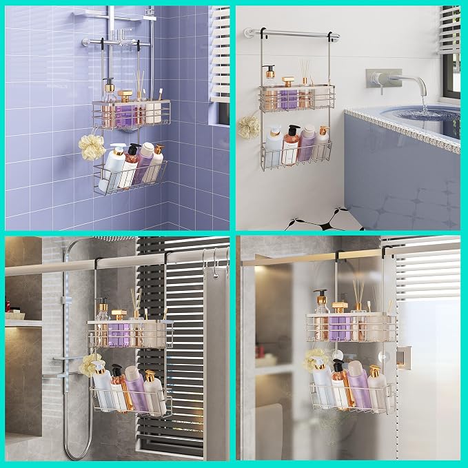 HapiRm Hanging Shower Caddy Organizer - Image 4