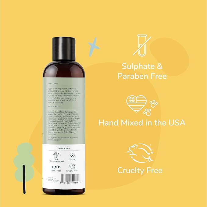 kin+kind Organic Dog Shampoo Itchy Skin Relief – Natural Dog Shampoo - Image 4