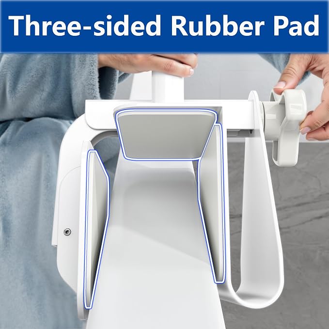 Adjustable Bathtub Safety Rail: Shower Grab Bar Handle - Image 7