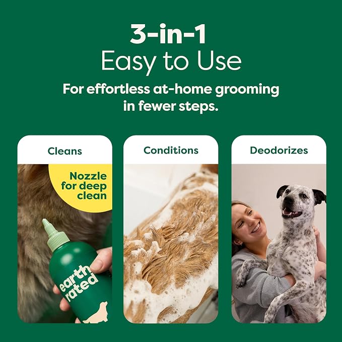 Earth Rated Hypoallergenic 3-in-1 Deshed Dog & Puppy Shampoo & Conditioner - Image 7