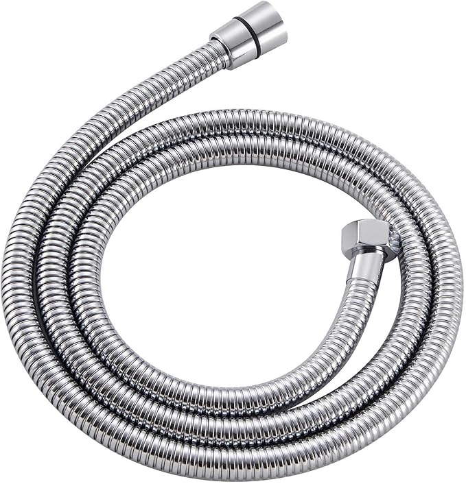 Angle Simple Flexible Shower Hose 59", Stainless Steel Handheld Shower Head by AngleSimple