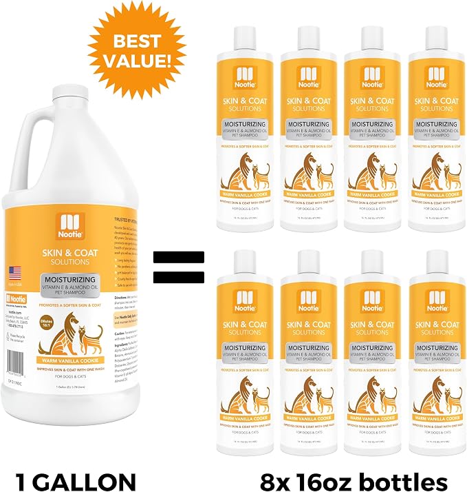 Nootie - Pet Shampoo for Sensitive Skin -�Revitalizes Dry Skin & Coat - Natural - Image 2
