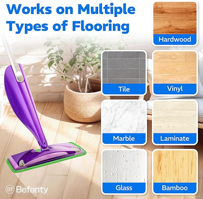 2 Pack Reusable Microfiber Mop Pads, Compatible - Image 5