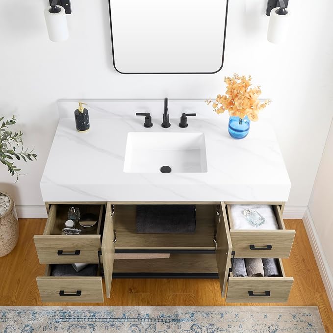 TILE & TOP Utopia 48" Single Bathroom Vanity - Image 3