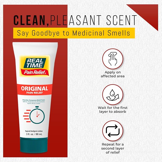 Real Time Pain Relief Cream 3 Oz Tube | 17 Natural Ingredients - Image 5