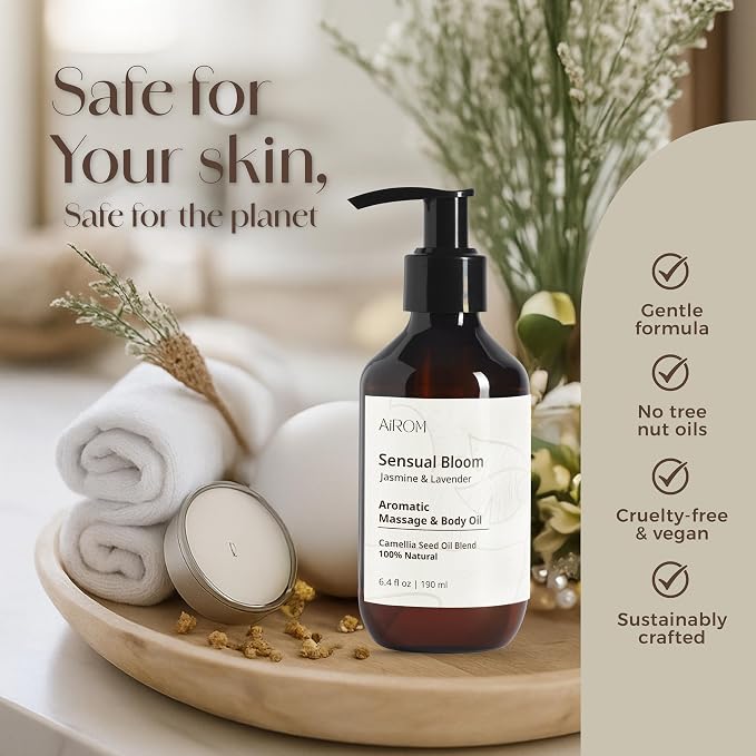 AiROM Jasmine & Lavender Massage Oil - Image 6