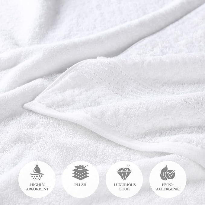 Superior Egyptian Cotton 10-Piece Face Towel Set, Small Towels - Image 8