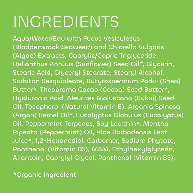 Seaweed Bath Co. Hydrate Body Cream, Eucalyptus Peppermint Scent, 6 Ounce - Image 9