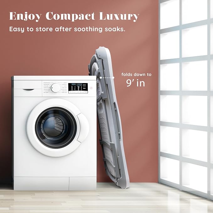 Portable Bathtub for Adult- Extra Large 56" Foldable Collapsible tub. - Image 7
