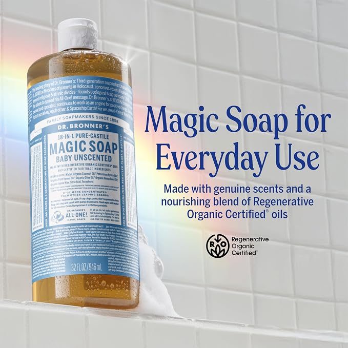 Dr. Bronner's Pure-Castile Magic Liquid Soap - Image 2