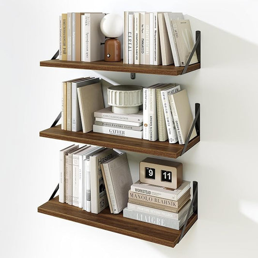 Fun Memories Floating Bookshelves, Decorative Wall Shelf by FunMemories