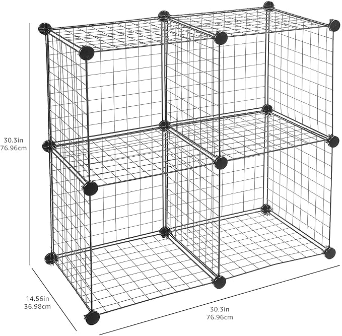 Amazon Basics 4 Cube Storage Organizer - Image 3