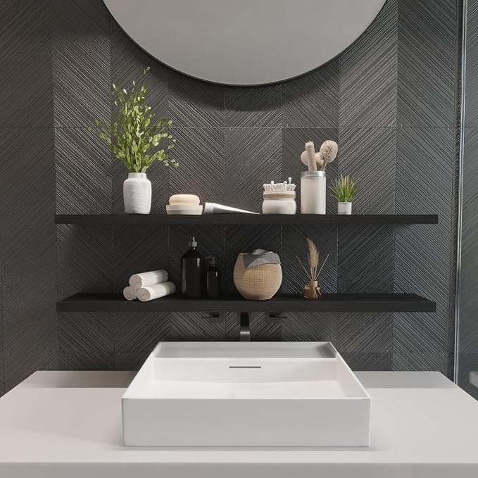 SAUMONIERES 48 Inch Floating Wall Shelves - Image 5