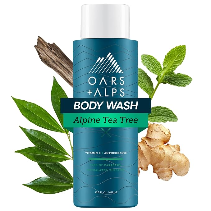 Oars + Alps Body and Face Wash for Men, Mens Body Wash & Face Cleanser by OarsAlps