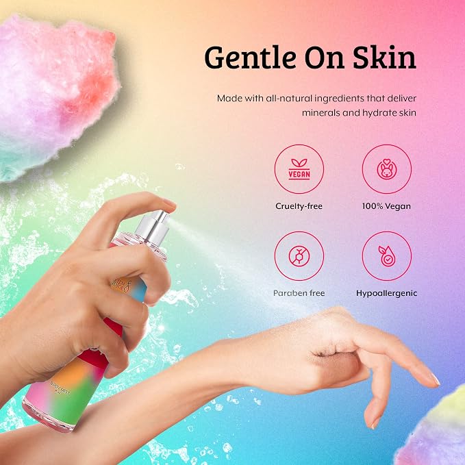 Cotton Candy Body Mist Spray 8 oz Fine Fragrance, Gift - Image 5