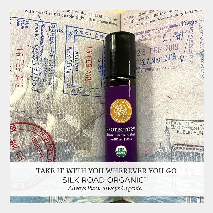Silk Road Organic Protector Essential Oil Immunity Blend Roll On, Based on - Image 6
