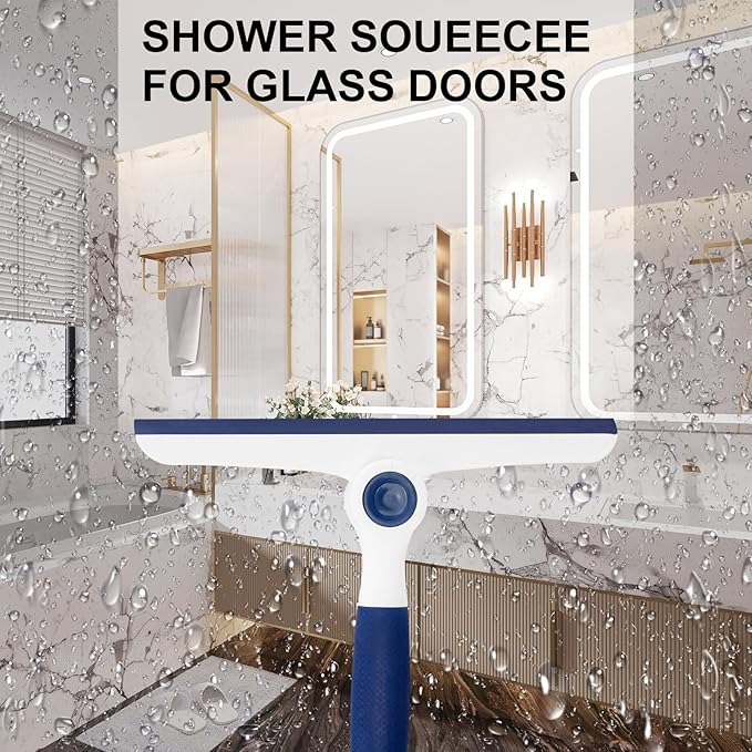 9.5" Foldable Window Squeegee, Handheld Squeegee - Image 4