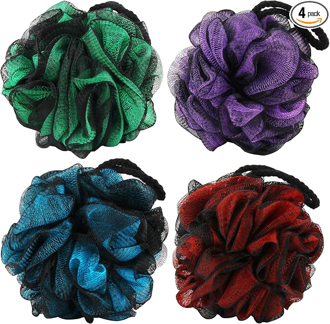 Chuya 60g Bath Loofahs Sponges, Shower Sponge Loofah Body Scrubber Balls by Chuya