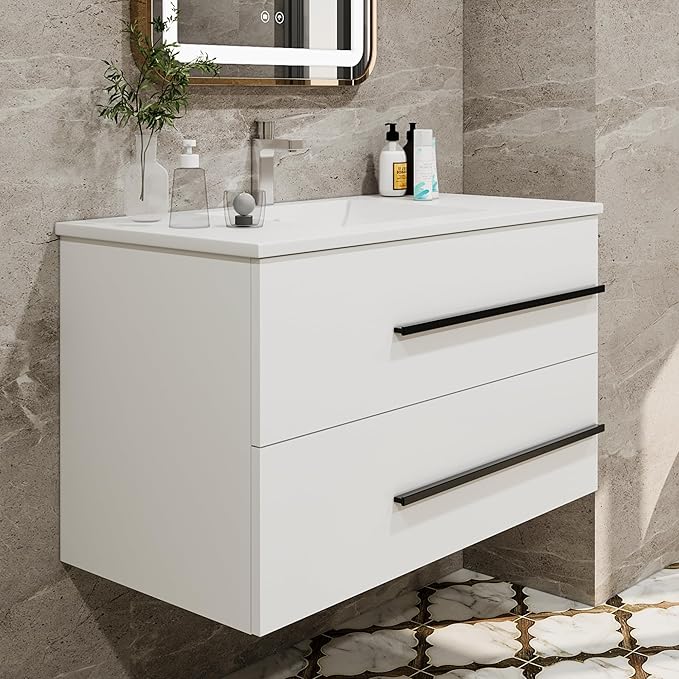36" Designer Floating Bathroom Vanity - Image 2