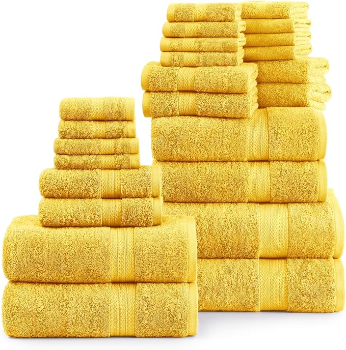 LANE LINEN 100% Cotton Bath Towels Set - Image 2