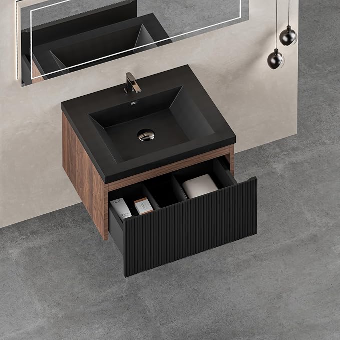 24" W Floating Bathroom Vanity - Image 6