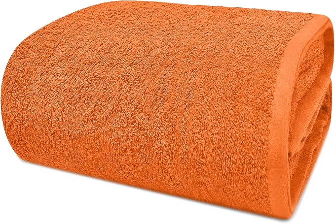 DAN RIVER Pack of 1 Bath Sheet 40x80 Inches, Soft Fluffy Bath Sheets Towels by DanRiver