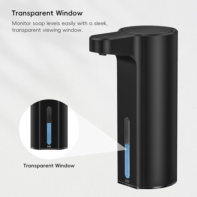 EKO Aroma 9 fl oz Automatic Liquid Soap Dispenser, Rechargeable & - Image 3