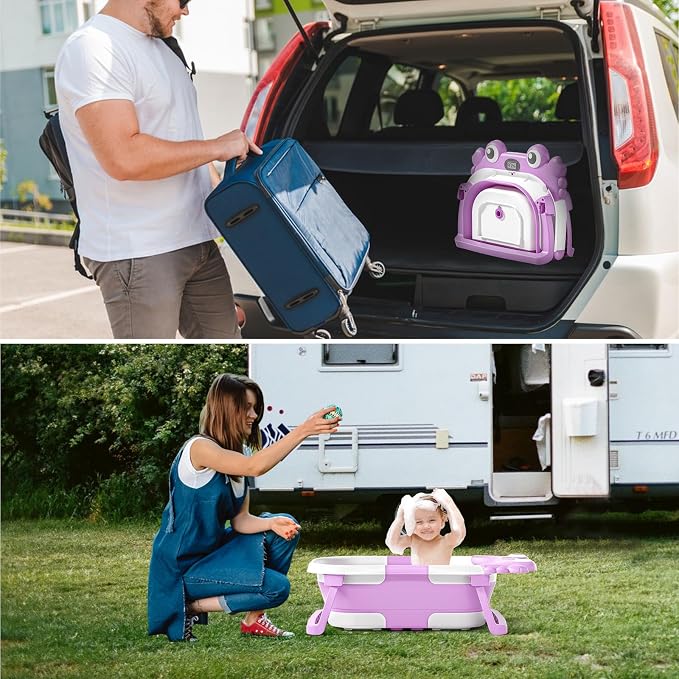 Collapsible Baby Bathtub for Infants to Toddler - Image 7