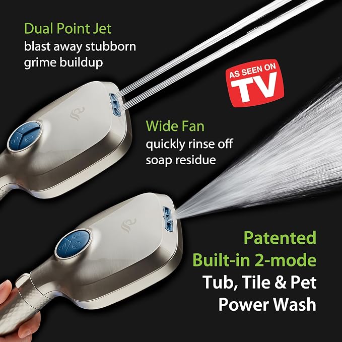 AquaCare 4X High Pressure 10 Spray Mode Filtered Showerhead - Image 3