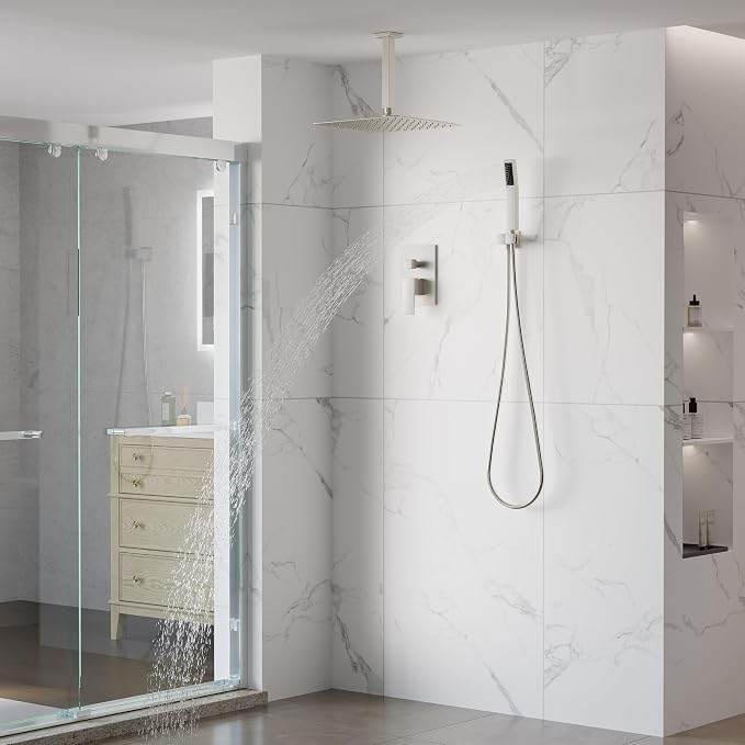 WELLFOR 12-In Ceiling Mount Shower System - Image 12