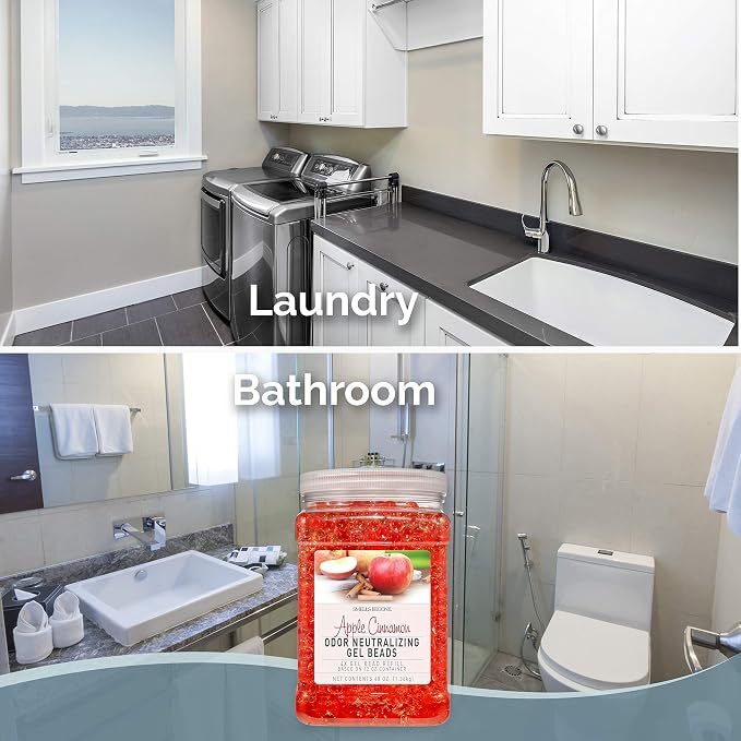 SMELLS BEGONE 48 oz Odor Eliminator Gel Bead Refill - Image 6