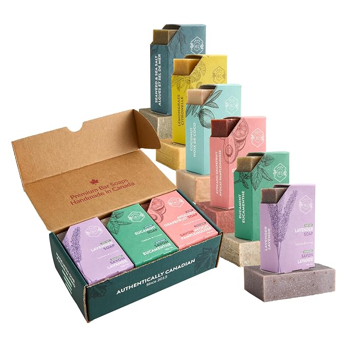 Crate 61, Handmade in Canada, Plant Based Cold Process Natural Bar Soap by Crate61Organics