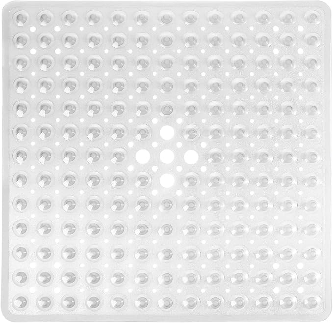 Yimobra Shower Stall Mat Non Slip, 21x21 Inch, Soft Square Bath Mat by Yimobra