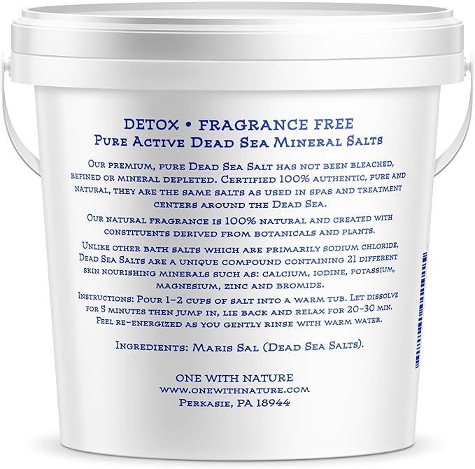 One With Nature 100% Pure Dead Sea Salt - Image 2