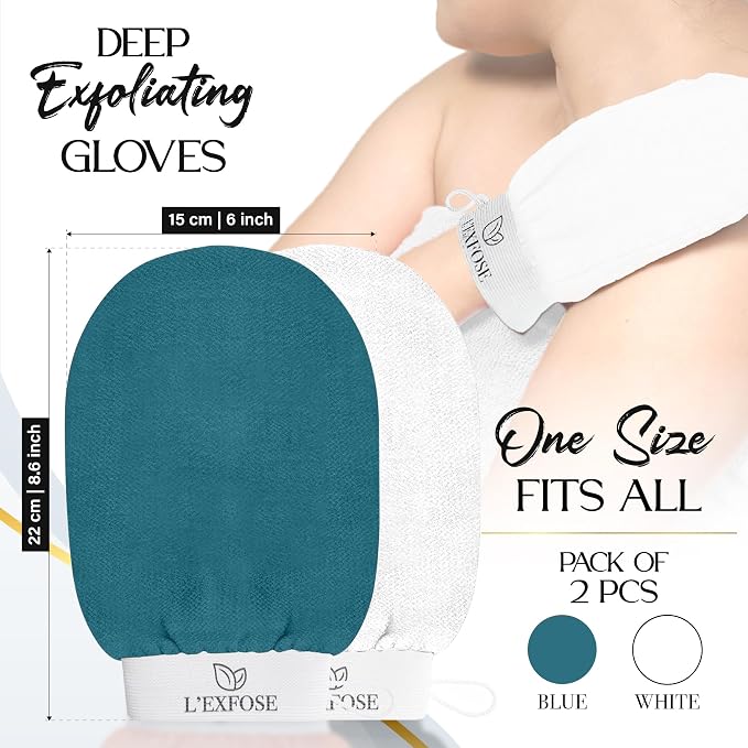L'Exfose Kessa Hammam Deep Exfoliating Glove - Image 5