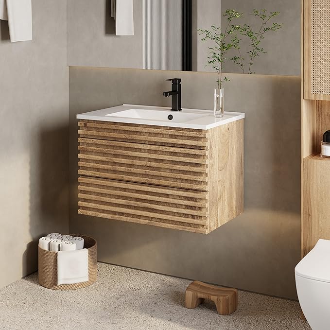 eclife 30" Floating Bathroom Vanity - Image 3