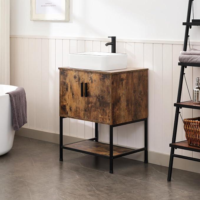 UEV Rustic Brown 24" Bathroom Vanity - Image 3