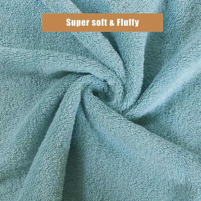 SEMAXE Hand Towel for Bathroom, 100% Combed Cotton Towel - Image 3