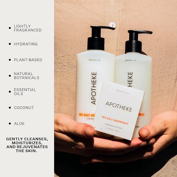 APOTHEKE Liquid Hand Soap, Sea Salt Grapefruit - Image 4
