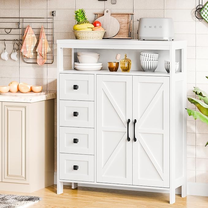 Vabches Farmhouse Storage Cabinet - Image 6