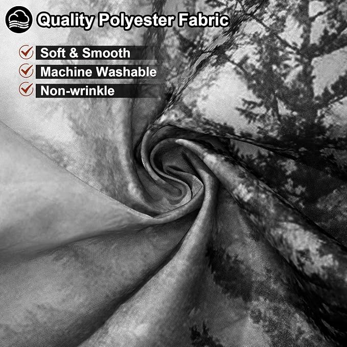 ORTIGIA 36x72 Misty Forest Stall Shower Curtain - Image 5