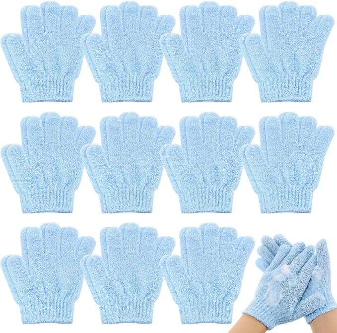 Ramede 30 Pair Exfoliating Glove Double Sided Exfoliating Bath Gloves Pack by ramede