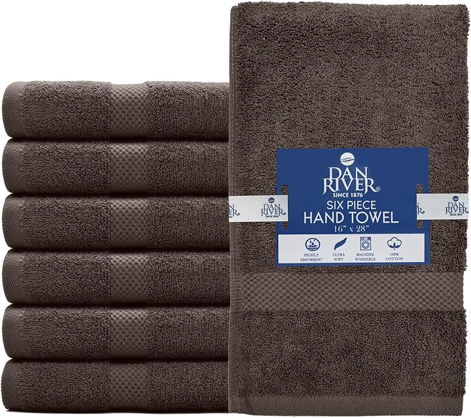 DAN RIVER 6-Pack Premium Hand Towels - Image 6