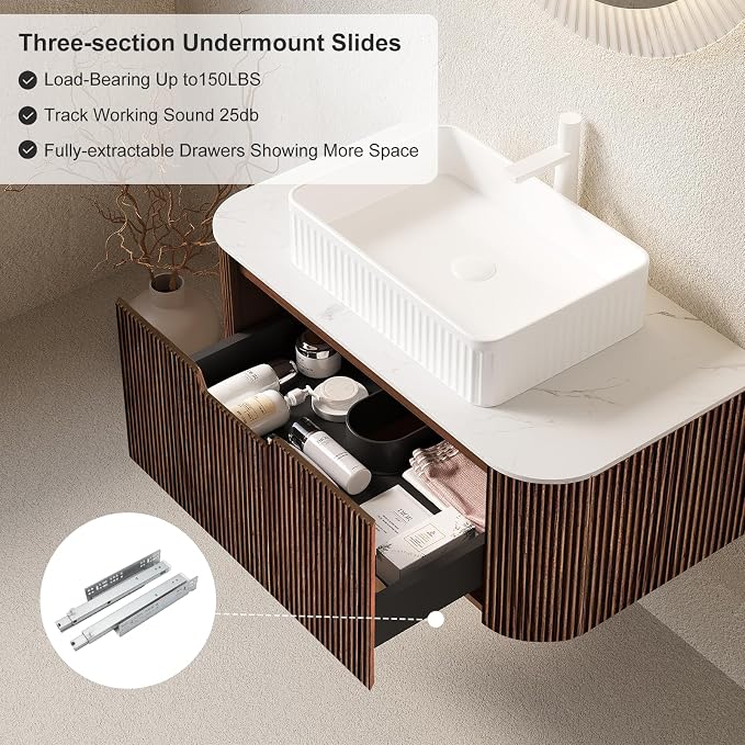 36'' Floating Bathroom Vanity - Image 5