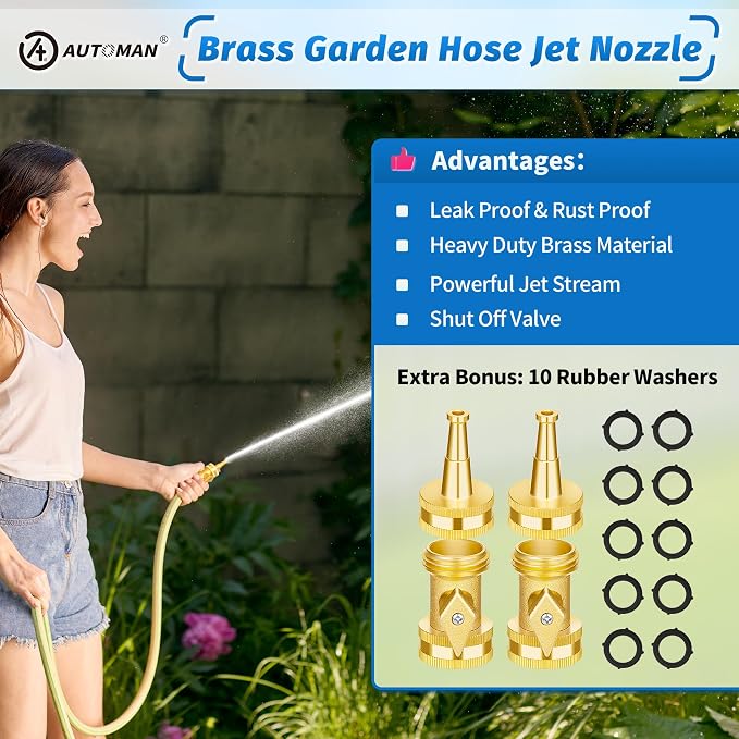 AUTOMAN Brass Hose Nozzle - Image 5