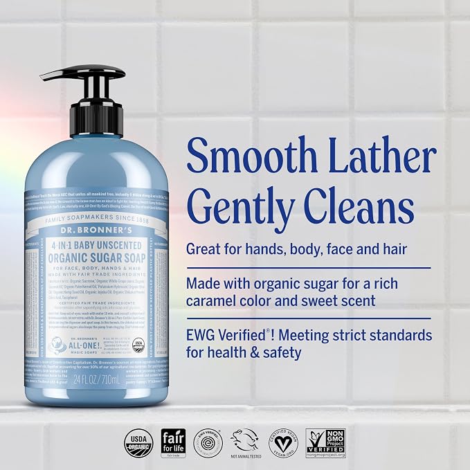 Dr. Bronner’s - Organic Sugar Soap - Made - Image 2
