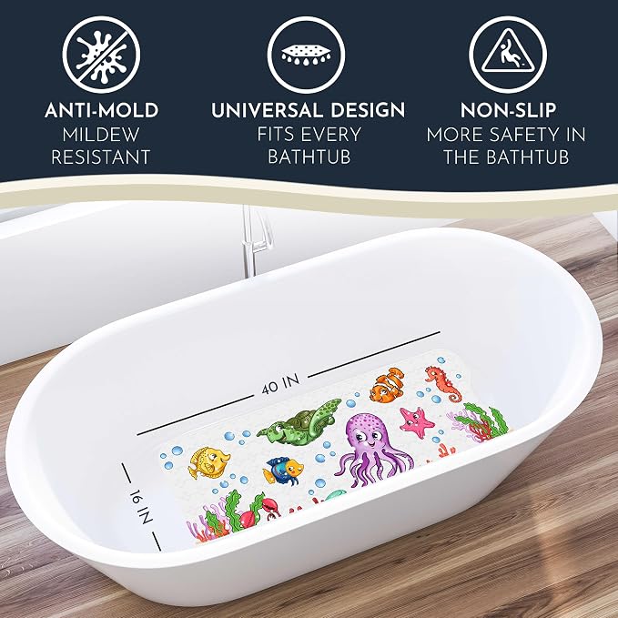 Bath Tub Mat Non Slip Anti Mold - Image 2